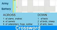 Crossword - Noun - First Grade