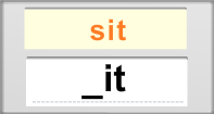 It Words Rapid Typing - -it words - First Grade
