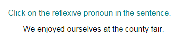 Identifying Reflexive Pronouns Part 2