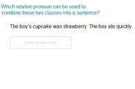 Combining Clauses to Form a New Sentence