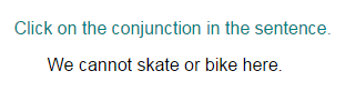Identifying Conjunctions in a Sentence Part 1