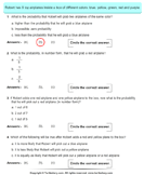 Probability: Multiple Choice Questions - probability - Third Grade