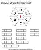 Combine Letters to Make New Words - spelling - First Grade