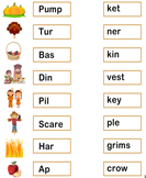 Thanksgiving Vocabulary - thanksgiving - First Grade