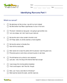 Identifying Run-ons Part 1 - sentence - Third Grade